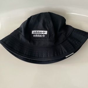 Adidas Black Logo Bucket hat